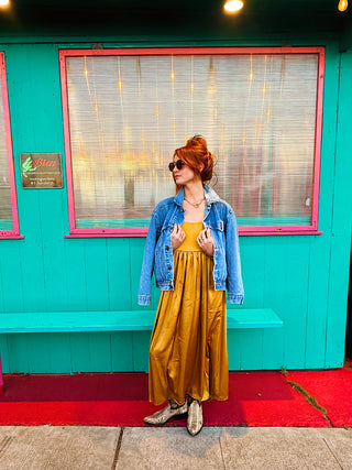 Sedona Sunset Satin Dress