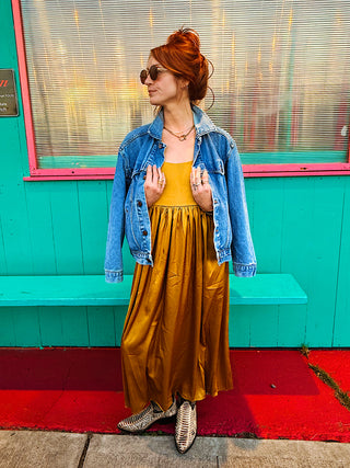 Sedona Sunset Satin Dress