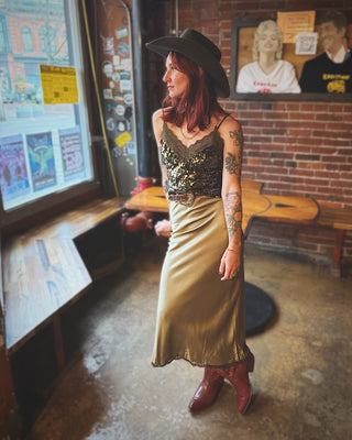 Start Me Up Sequin Tank Top