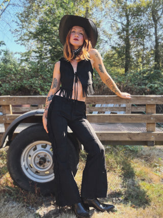 I Never Lie Fringe Vest