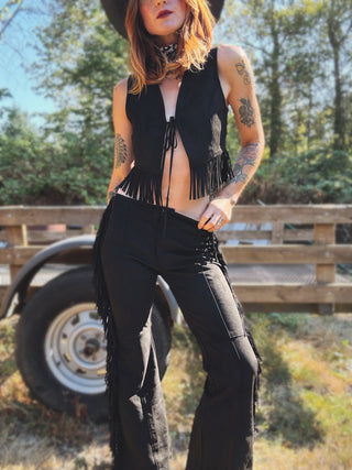 I Never Lie Fringe Vest