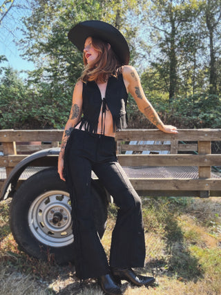 I Never Lie Fringe Vest