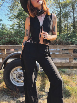 I Never Lie Fringe Vest