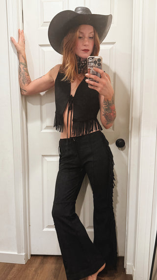 I Never Lie Fringe Vest