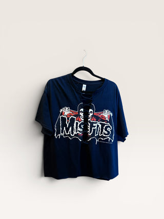 Chop Shop Lace-Up Misfits T-Shirt