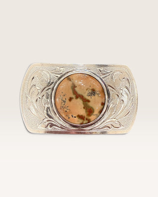 Oregon Picture Jasper Belt Buckle