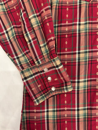 Vintage Men’s Canyon Guide Outfitters Snap Up Shirt Size Large