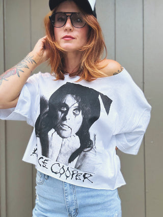 Chop Shop Alice Cooper Poison Crop Top T-shirt