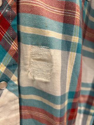 Vintage Men’s Wrangler Snap Up Shirt Size Large