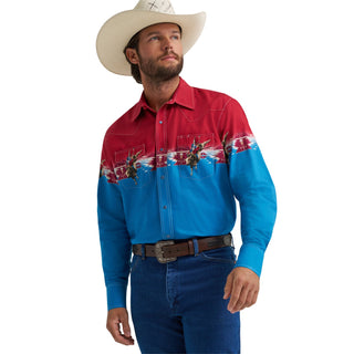 Wrangler Checotah Dress Western Long Sleeve Shirt