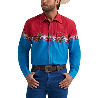 Wrangler Checotah Dress Western Long Sleeve Shirt