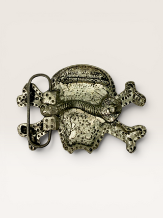 Skull and Cross Bones Belt Buckle