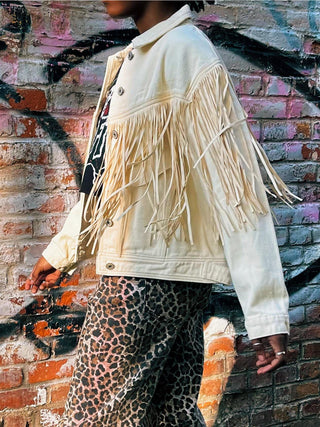 Nomad Denim Fringe Jacket