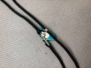 Natural Turquoise Stone Bolo Tie