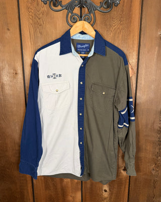 Vintage Men’s Wrangler Western Snap Up - Medium