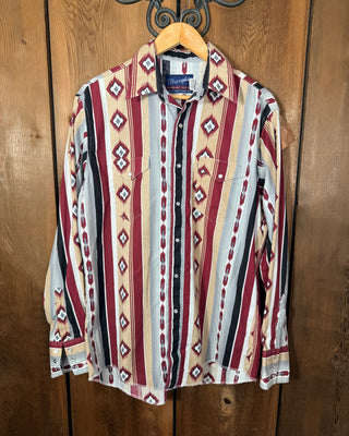 Vintage Men's Wrangler X-Long Tails Snap Up - Large