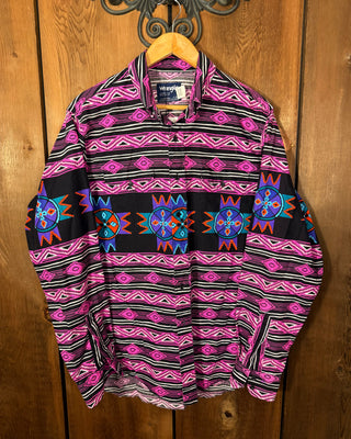 Vintage Men's Wrangler Western Button Up - Large