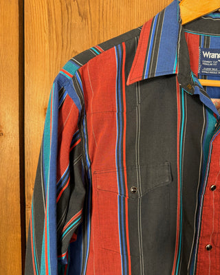 Vintage Men's Wrangler X-Long Tails Snap Up - Large