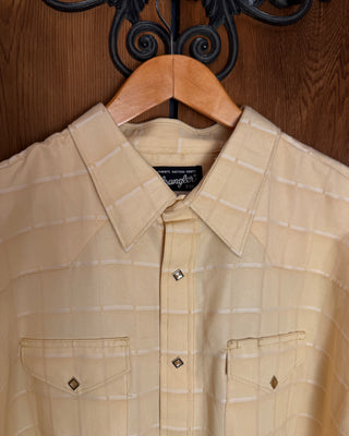Vintage Men's Wrangler Snap Up - 2XL