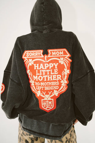 HLM Sorry Mom Hoodie Vintage Black