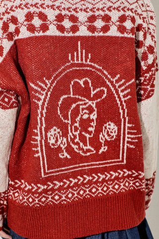 Western Bonfire Sweater