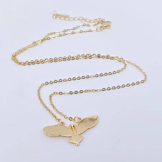 Owl Pendant Necklace 18K Gold Plated