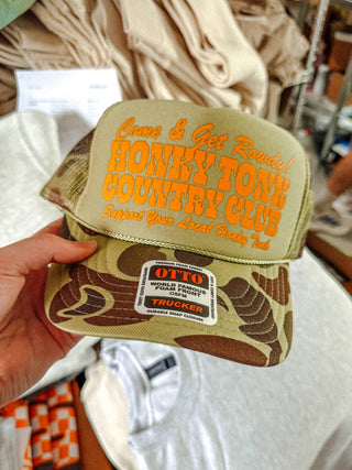 Honky Tonk Country Club Trucker Hat