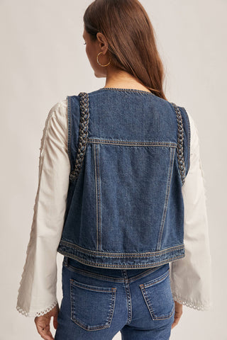 Livin' On A Prayer Denim Vest