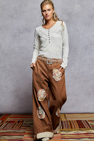 Sweet Girl Henley Top