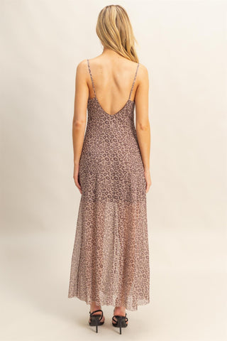 There Was This Girl Leopard Dress