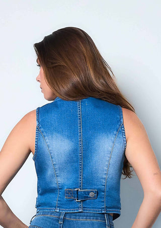 Dive Bar Blues Denim Vest