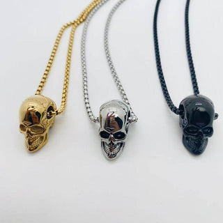 Stainless Steel Skull Necklace