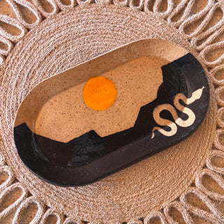 Desert Bloom Ceramic Trays