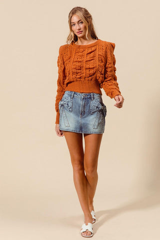 Make It Sweet Denim Skirt