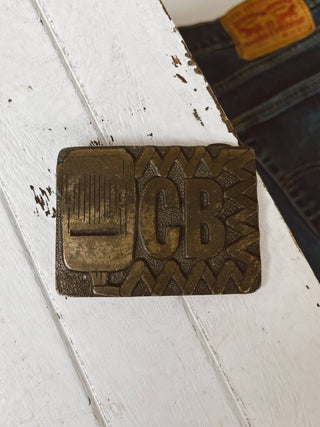 CB Radio Belt Buckle