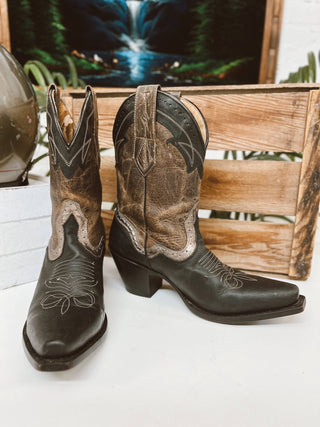 Vintage Sterling River Cowboy Boots W Sz 8