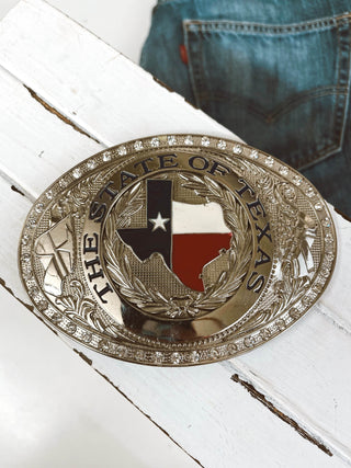 BIG State of Texas Belt Buckle