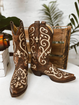 Vintage Tony Lama Cowboy Boots W Sz 7