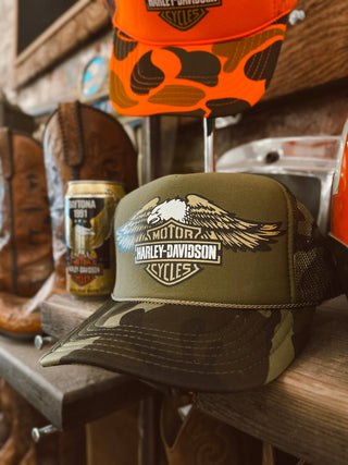 HD Eagle Trucker Hat