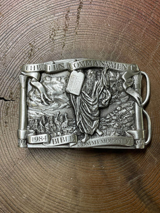 Ten Commandments Belt Buckle