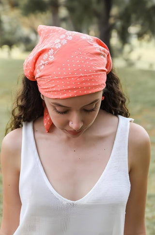 Floral Dotted Bandana