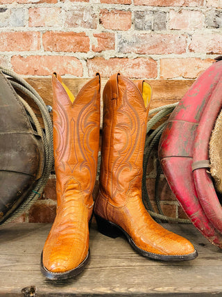 Nocona Ostrich Leg Cowboy Boots Women's Size 5.5